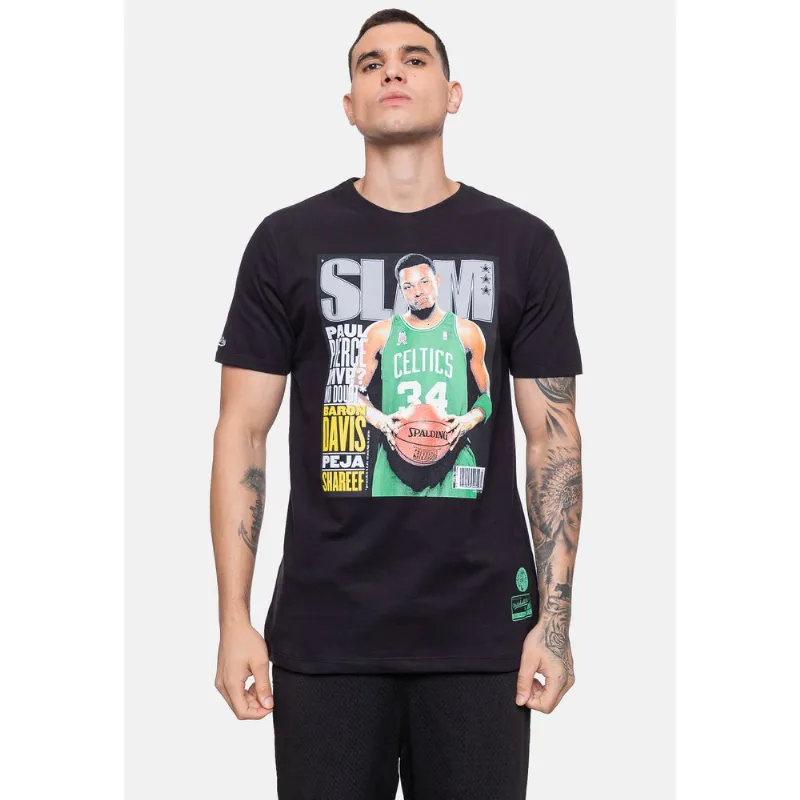 Camiseta Mitchell & Ness Masculina Slam Paul Pierce Preta - M