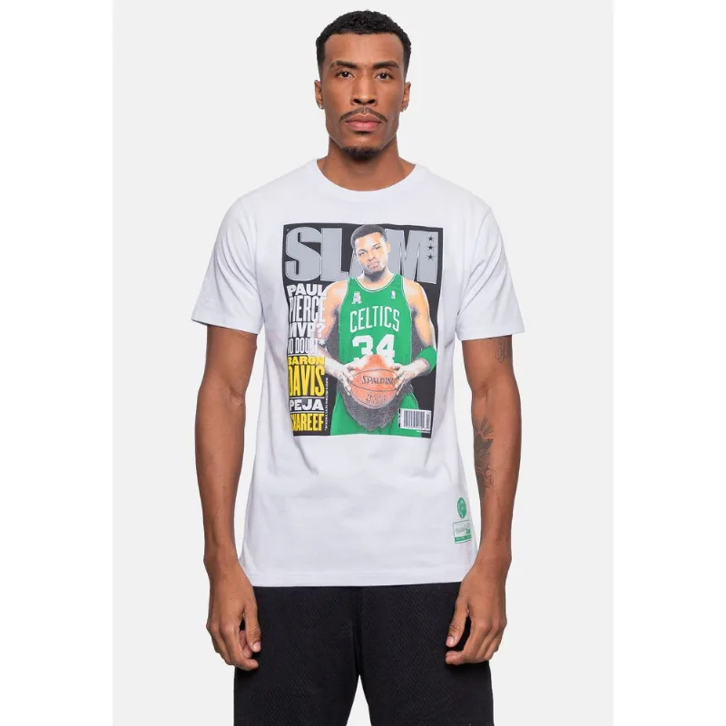 Camiseta Mitchell & Ness Masculina Slam Paul Pierce Branca - G
