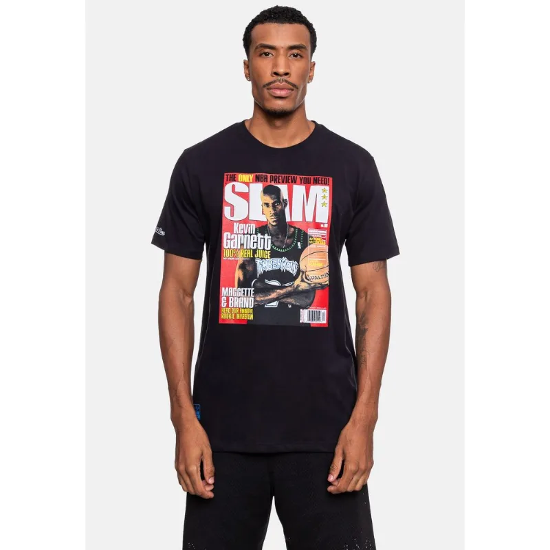 Camiseta Mitchell & Ness Slam Kevin Garnett Preta - P