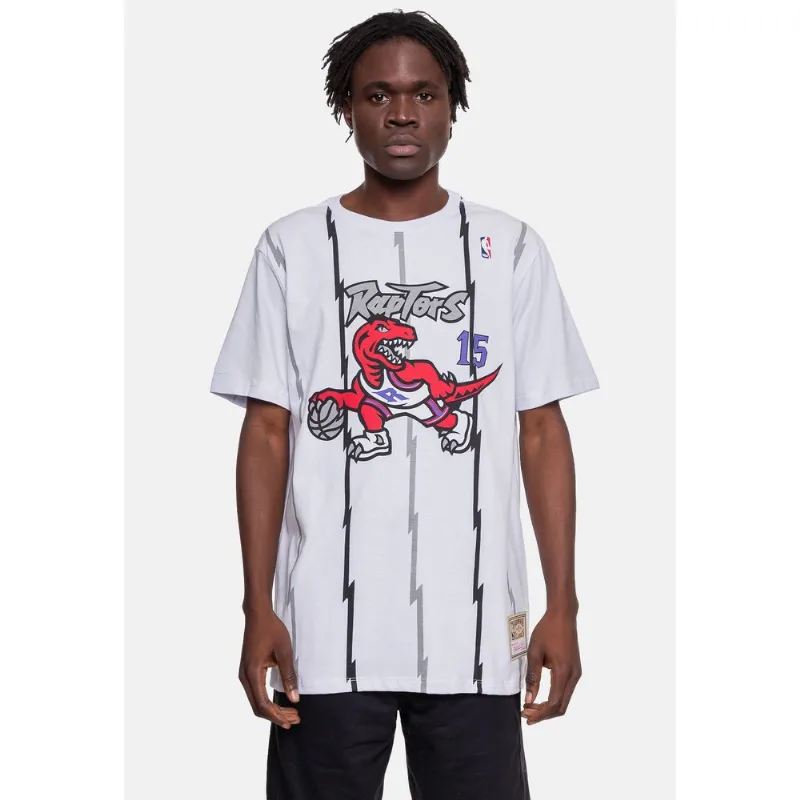Camiseta Mitchell & Ness Toronto Raptors Vince Carter Branca - G
