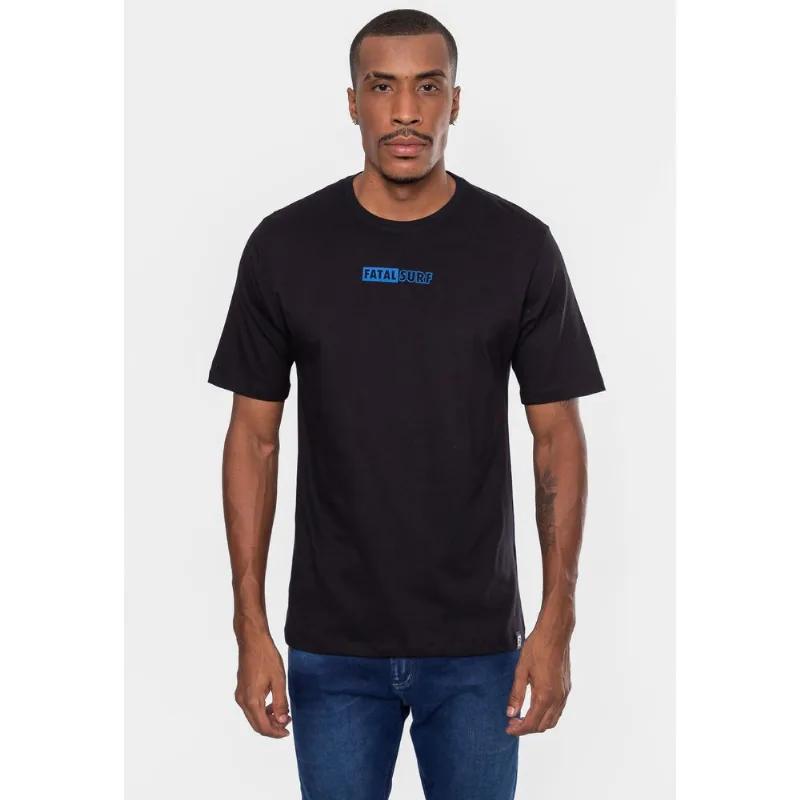 Camiseta Fatal Masculina Fashion Basic Tremble Preta - P