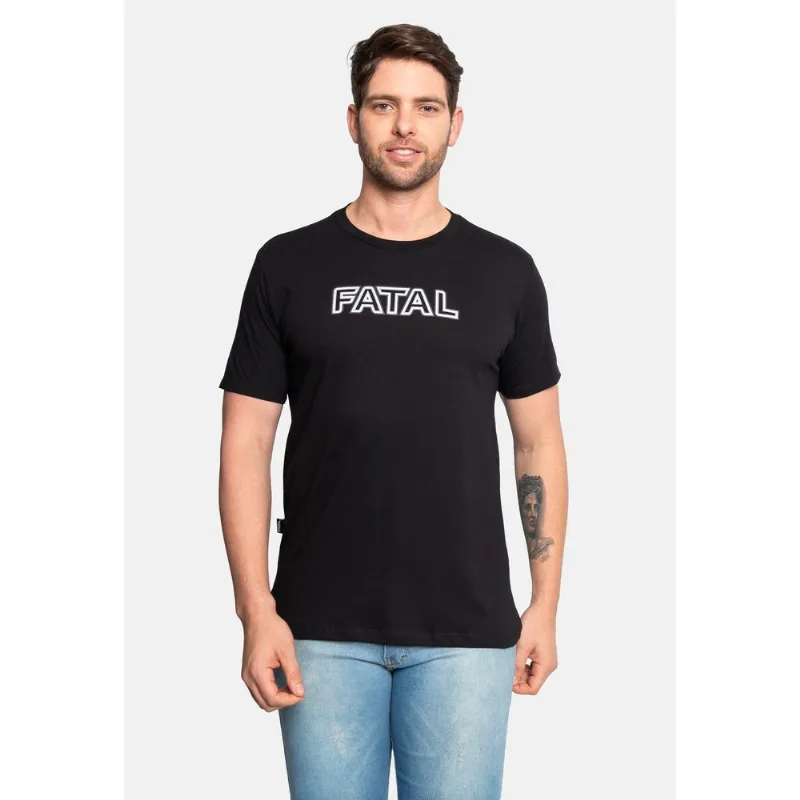 Camiseta Fatal Estampada Preta - GG