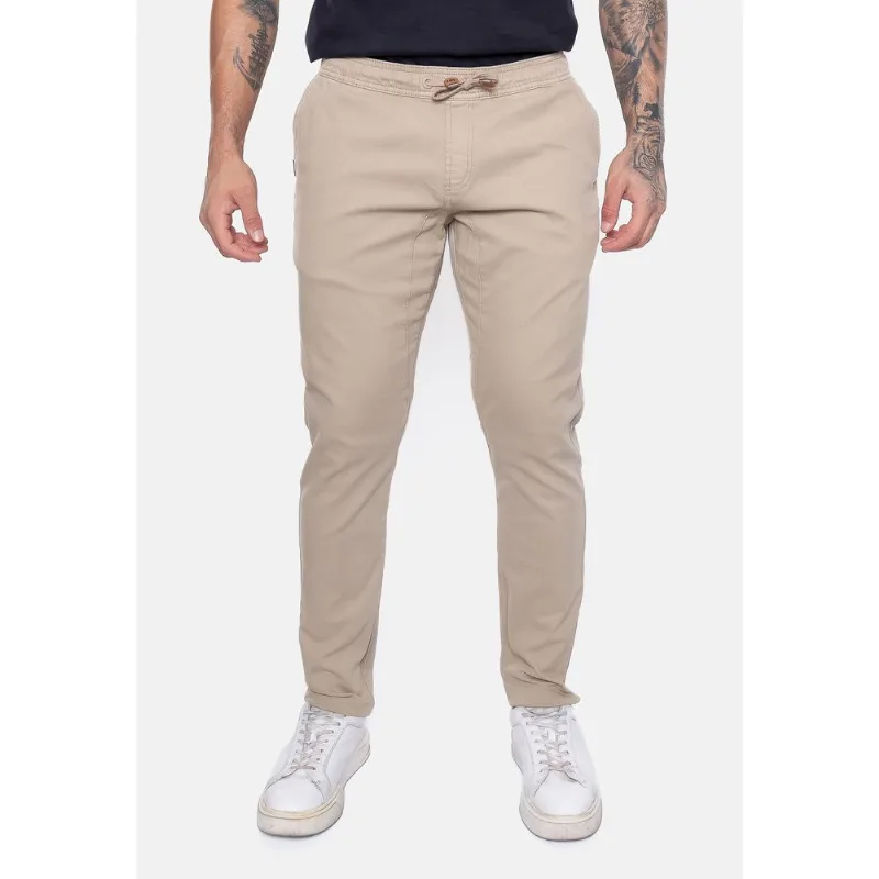 Calça HD Jogger Chino Bege - 40