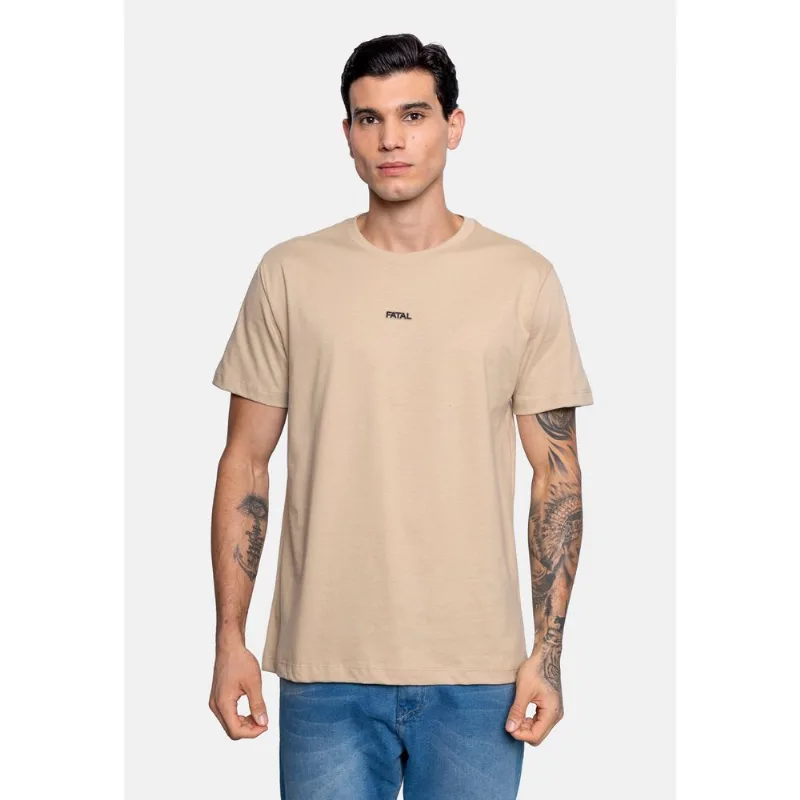 Camiseta Fatal Estampada Bege - M