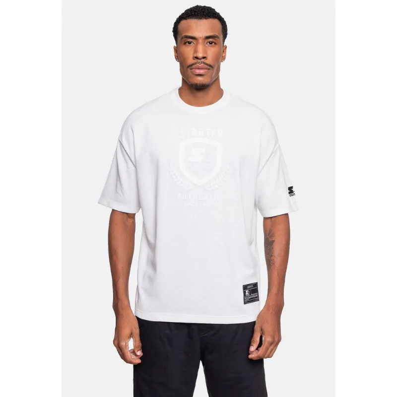 Camiseta Starter Oversized Masculina Arch Off White - GG