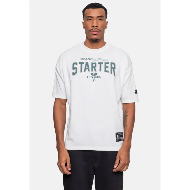 Camiseta Starter Since Oversized Off White - P