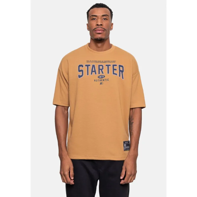 Camiseta Starter Since Oversized Caramelo - G