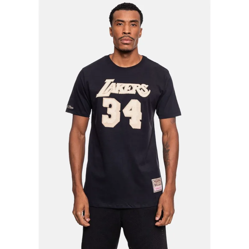 Camiseta Mitchell & Ness Los Angeles Lakers Shaquille O'Neal Preta - GG