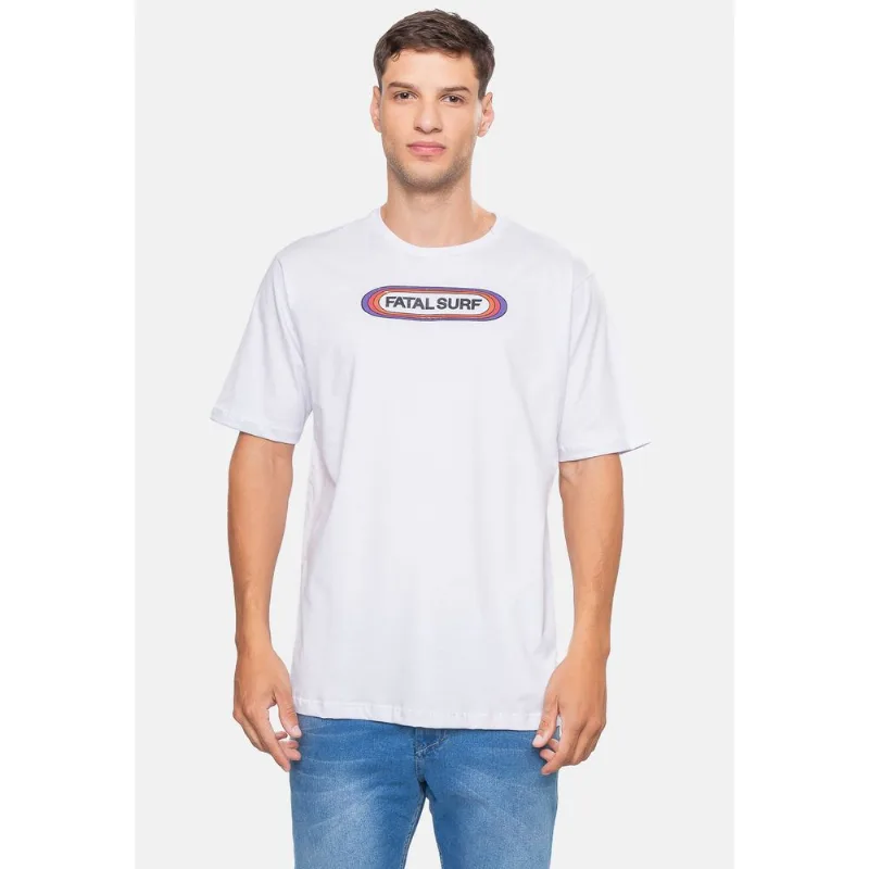 Camiseta Fatal Estampada Branca - M