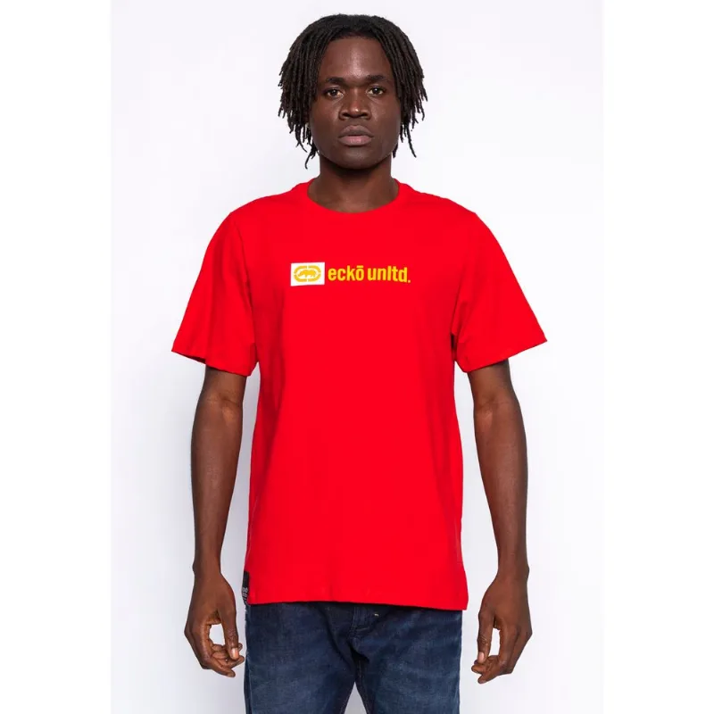 Camiseta Ecko Estampada Vermelha - M