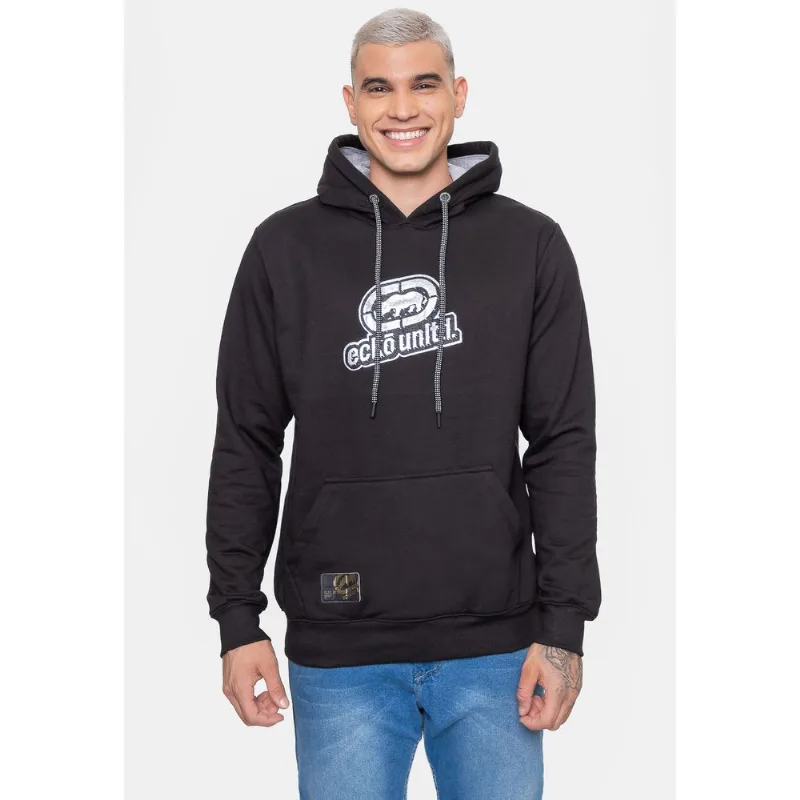Moletom Ecko Masculino com Capuz Preto - G