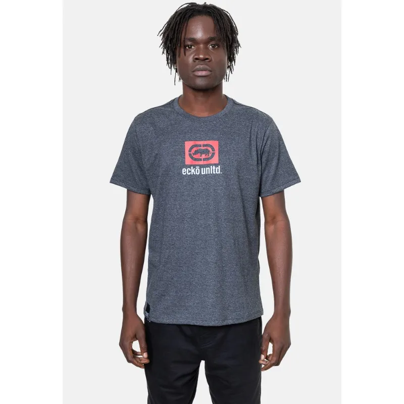 Camiseta Ecko Estampada Preta Mescla - GG