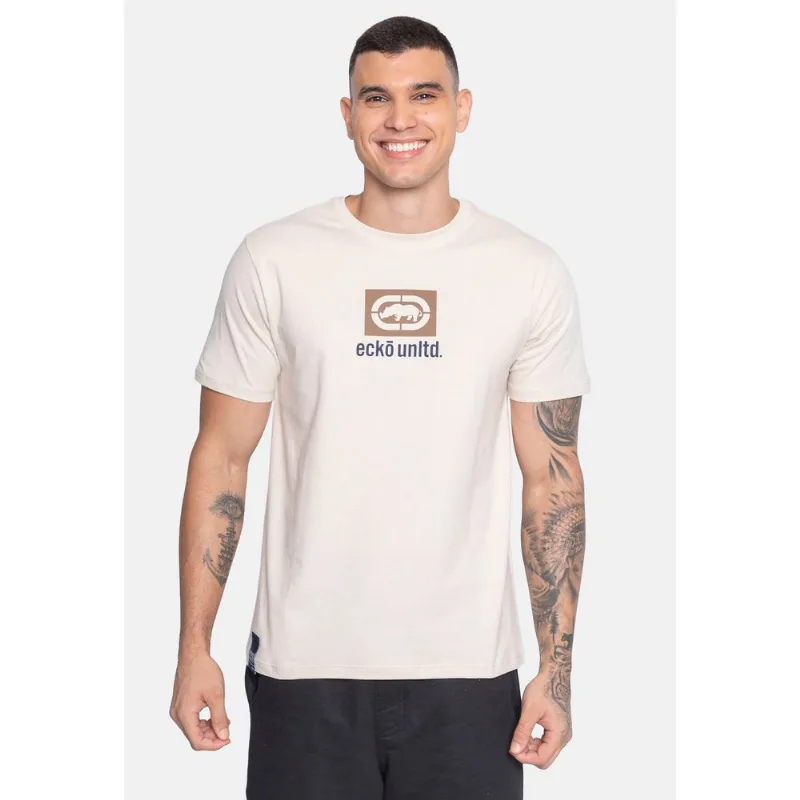 Camiseta Ecko Estampada Areia - GG