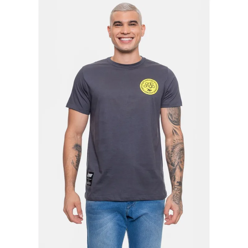 Camiseta Onbongo Masculina Azul Grafite - G