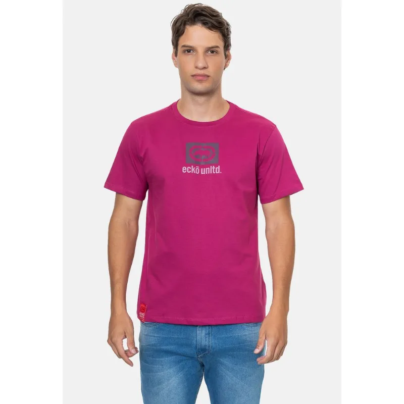 Camiseta Ecko Estampada Vinho - M