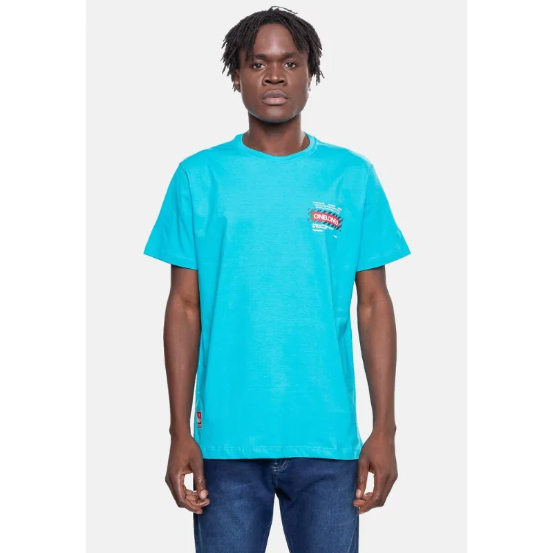 Camiseta Onbongo Masculina Azul Turquesa - GG