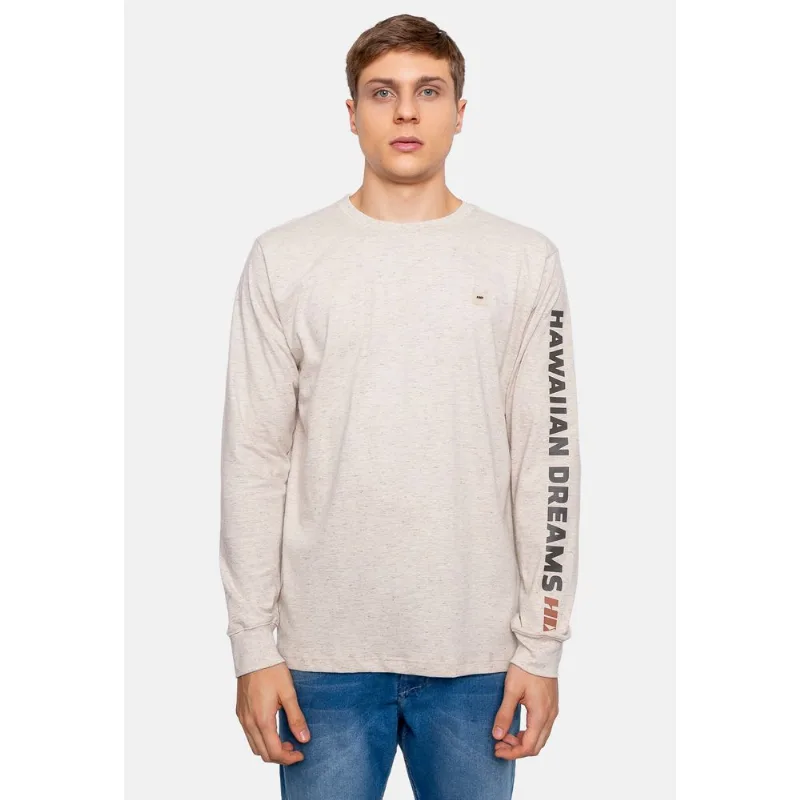 Camiseta HD Manga Longa Off White - M