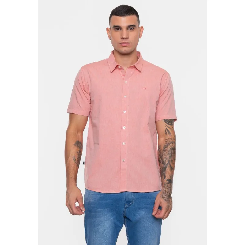 Camisa HD Linho Color Vermelha Mescla - G