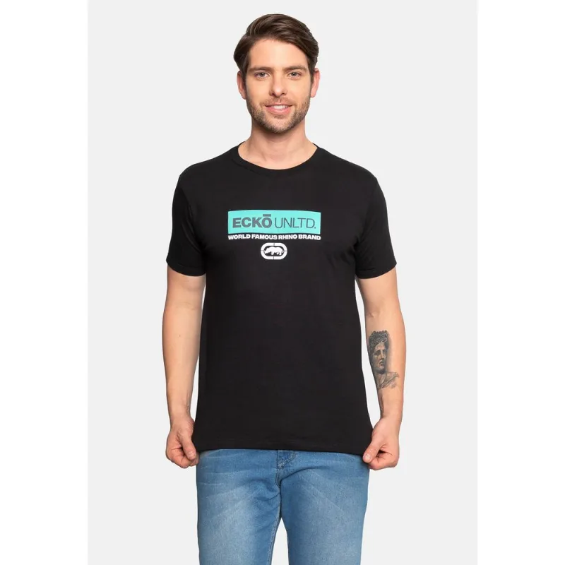 Camiseta Ecko Estampada Preta - P