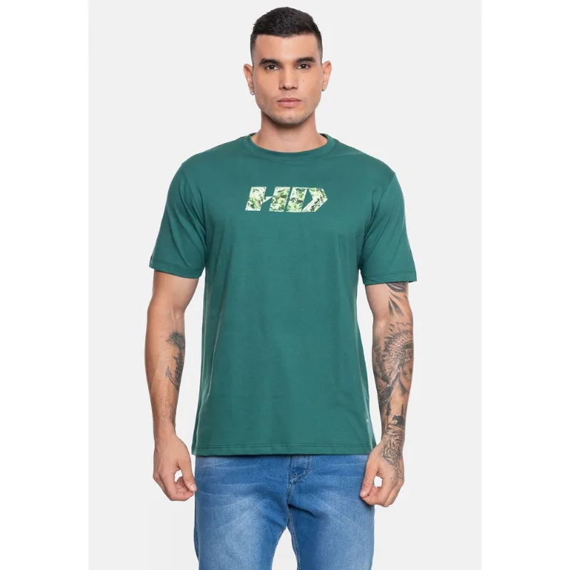 Camiseta HD Masculina Stones Verde Dark Forest - P