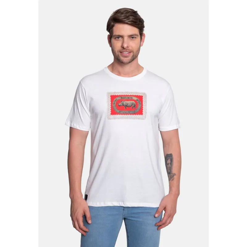Camiseta Ecko Estampada Branca - P