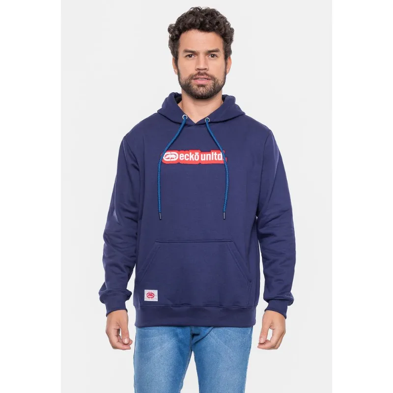 Moletom Ecko Fashion Basic Rubber Azul Marinho - P