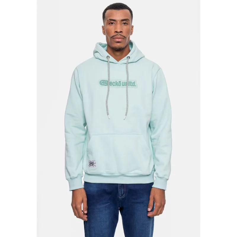 Moletom Ecko Canguru Masculino Fashion Basic Rubber Verde Água - P