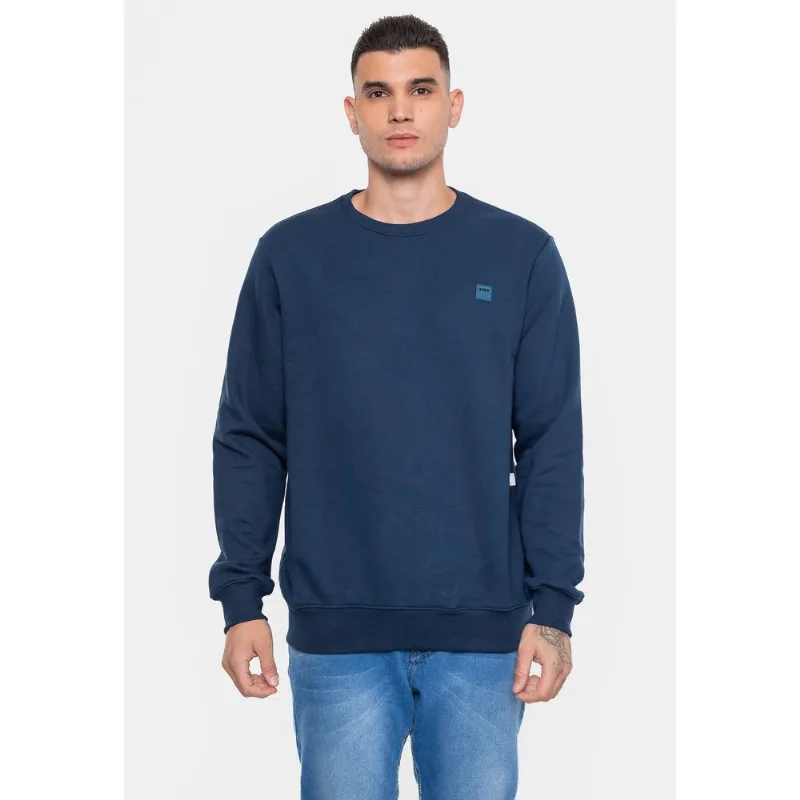 Moletom HD Masculino Fashion Basic Azul Marinho - G