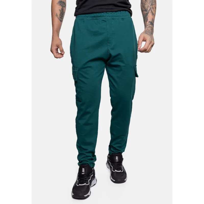 Calça HD Moletom Cargo Verde Teal - GG