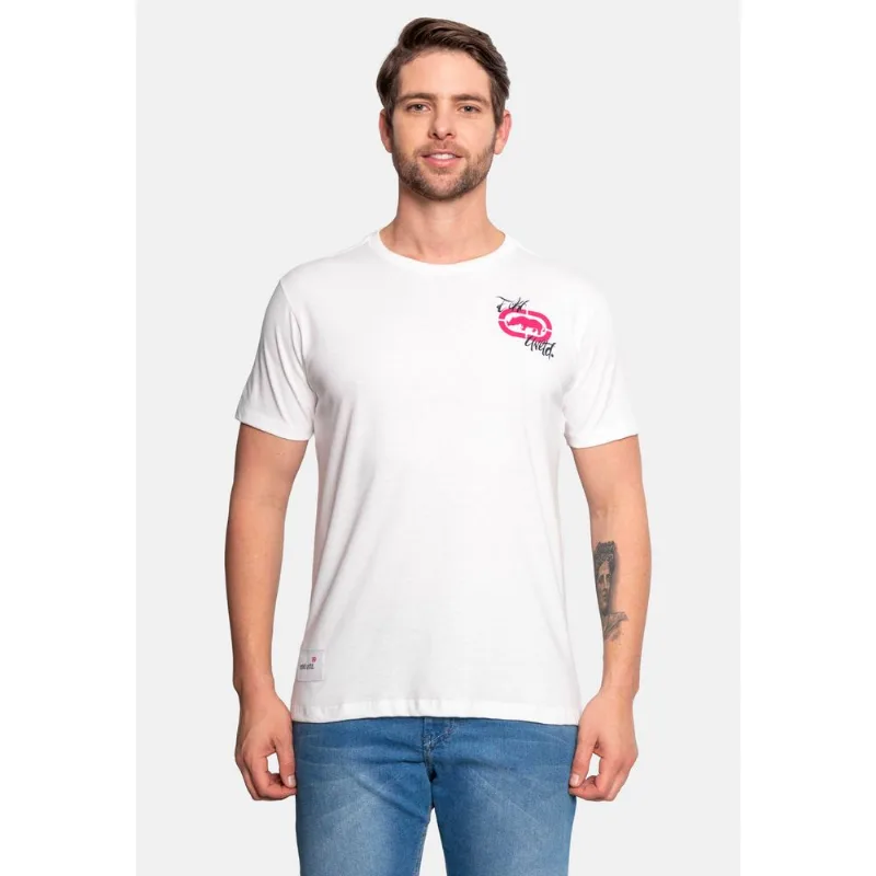 Camiseta Ecko Estampada Branca - G