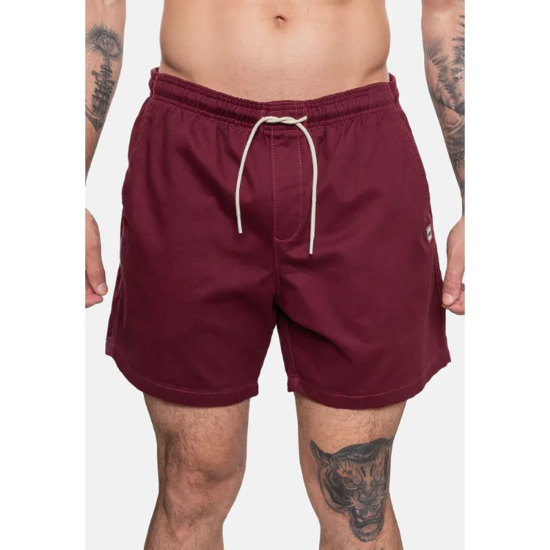 Shorts HD Sarja Masculino Vinho - P