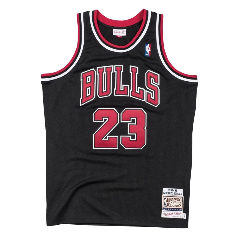 Regata Mitchell & Ness Alternate Authentic Jersey Chicago Bulls 1997-98 Michael Jordan Preta - XGG