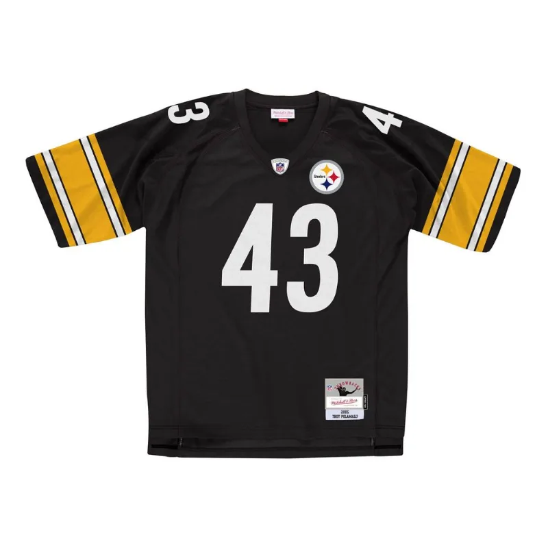 Camisa Mitchell & Ness NFL Legacy Jersey Pittsburgh Steelers 2005 Troy Polamalu Preta - G