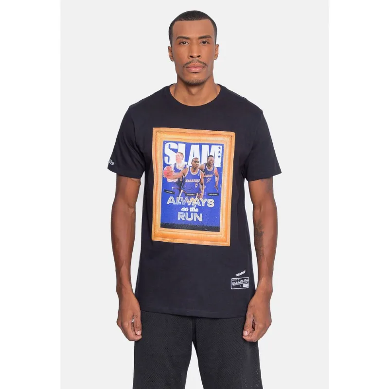 Camiseta Mitchell & Ness Especial Golden State Warriors Preta Camiseta Mitchell & Ness Especial Preta - GG