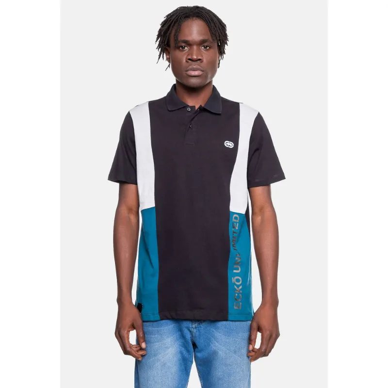 Camisa Polo Ecko Masculina Crew Preta - G