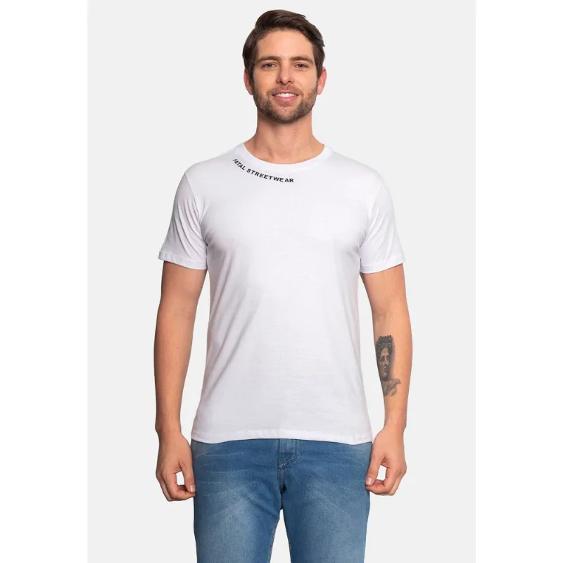 Camiseta Fatal Estampada Branca - P
