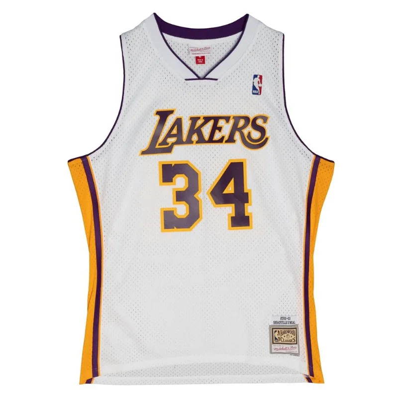 Regata Mitchell & Ness Alternate Swingman Jersey Los Angeles Lakers 2002-03 Shaquille O'Neal Branca - GG