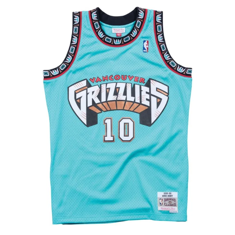Regata Mitchell & Ness Road Swingman Jersey Vancouver Grizzlies 1998-99 Mike Bibby Verde - M