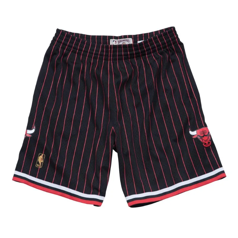 Shorts Mitchell & Ness Swingman Chicago Bulls Alternate 1996-97 Preta - P