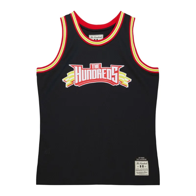 Regata Mitchell & Ness The Hundreds Jersey Preta - G