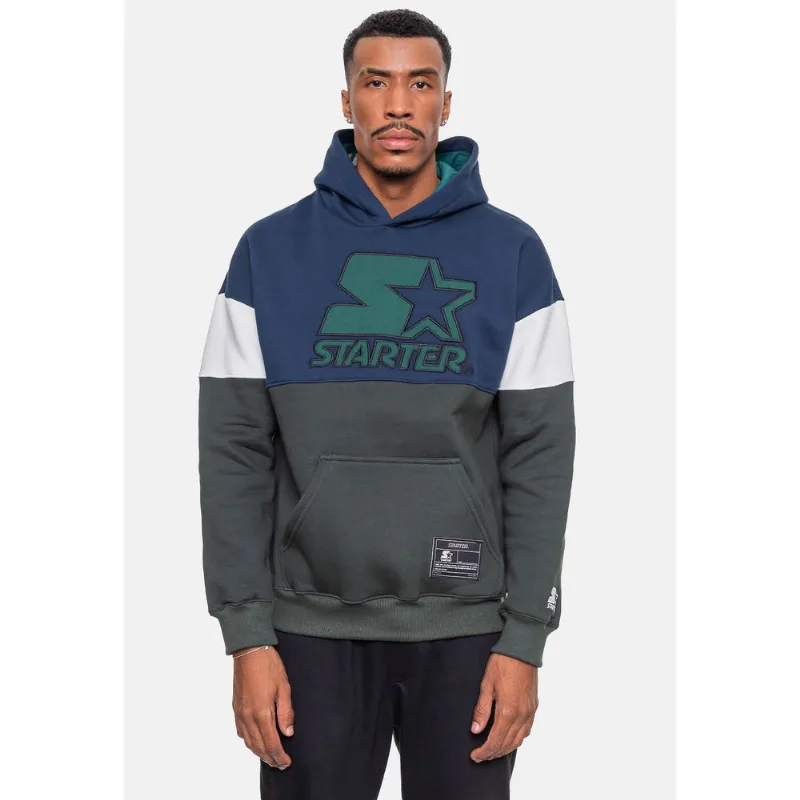 Moletom Starter Masculino Canguru Azul Escuro - GG