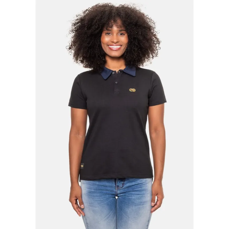 Camisa Polo Ecko Feminina Kubi Preta - G
