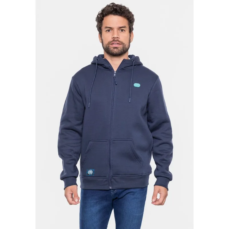 Moletom Ecko Fashion Basic Aberto Azul Marinho - M