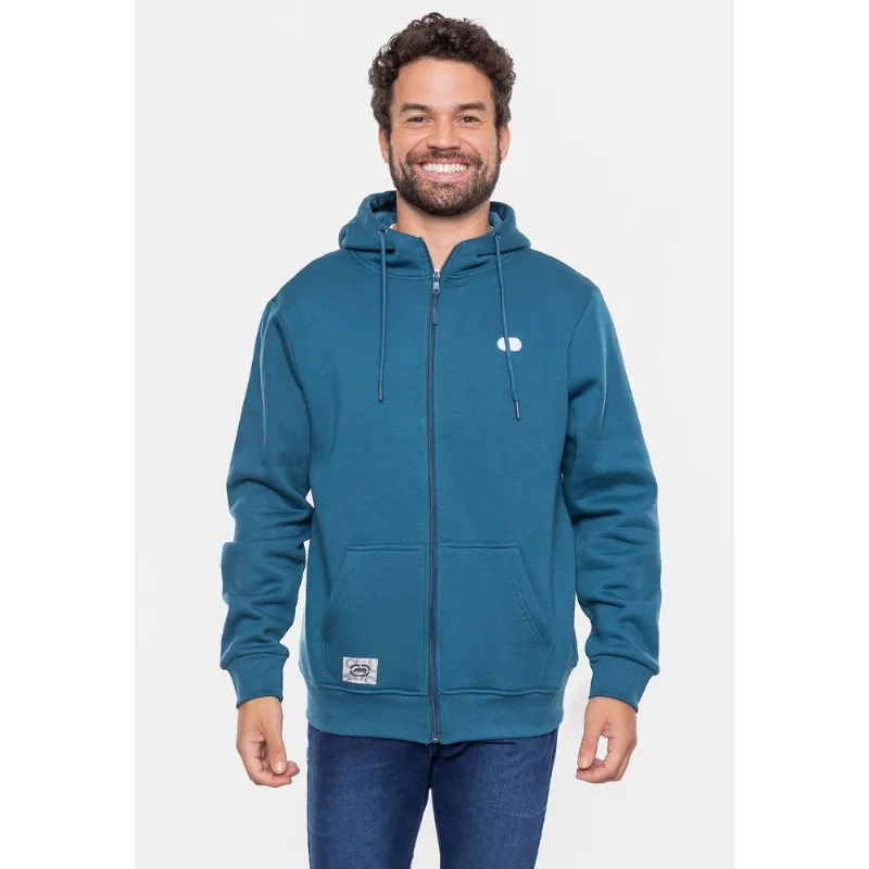 Moletom Ecko Fashion Basic Aberto Azul - P