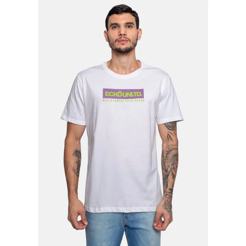 Camiseta Ecko Estampada Branca - P