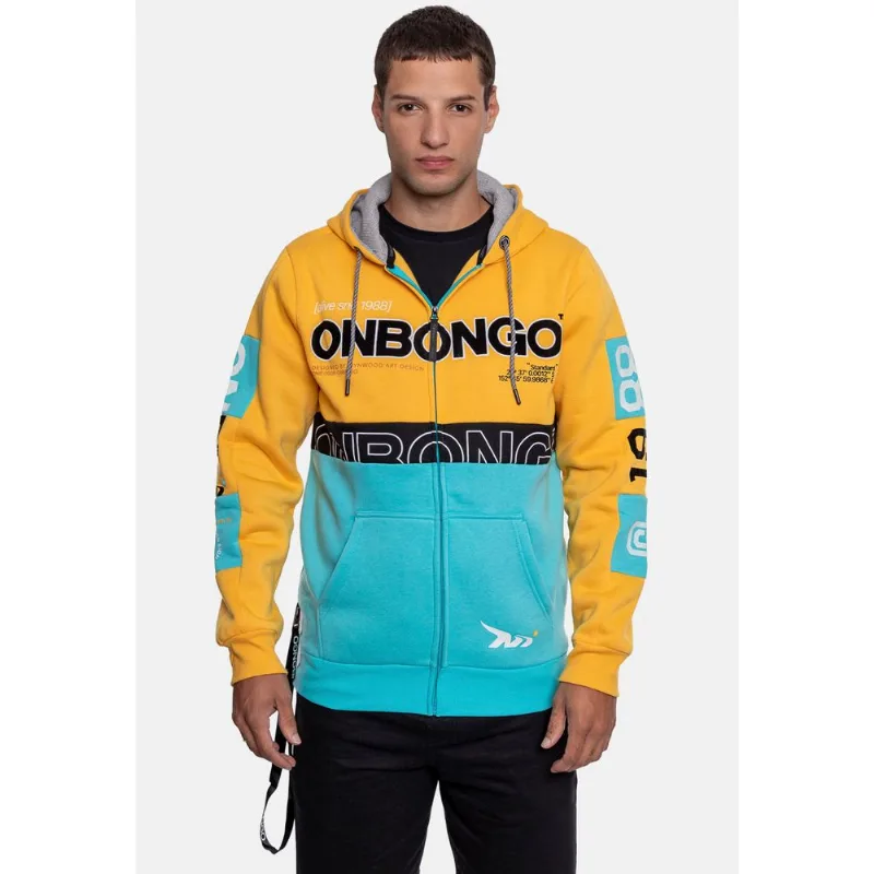 Moletom Onbongo Canguru Aberto Amarelo - P