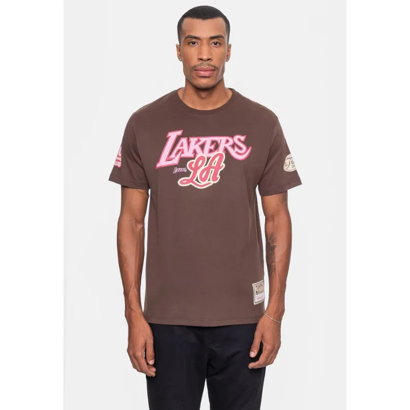 Camiseta Mitchell & Ness Masculina Sugar Bacon Marrom - M