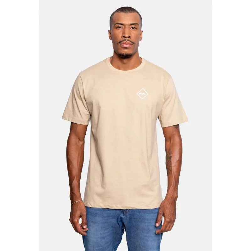 Camiseta Fatal Estampada Bege - G