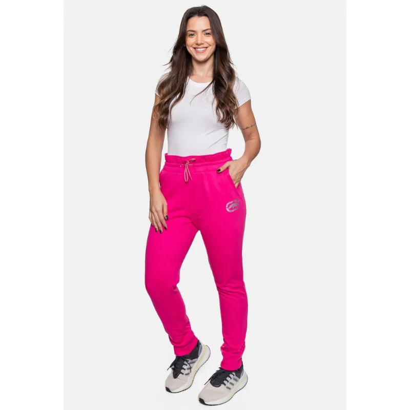 Calça Ecko Moletom Feminino Foil Rosa Pink - P