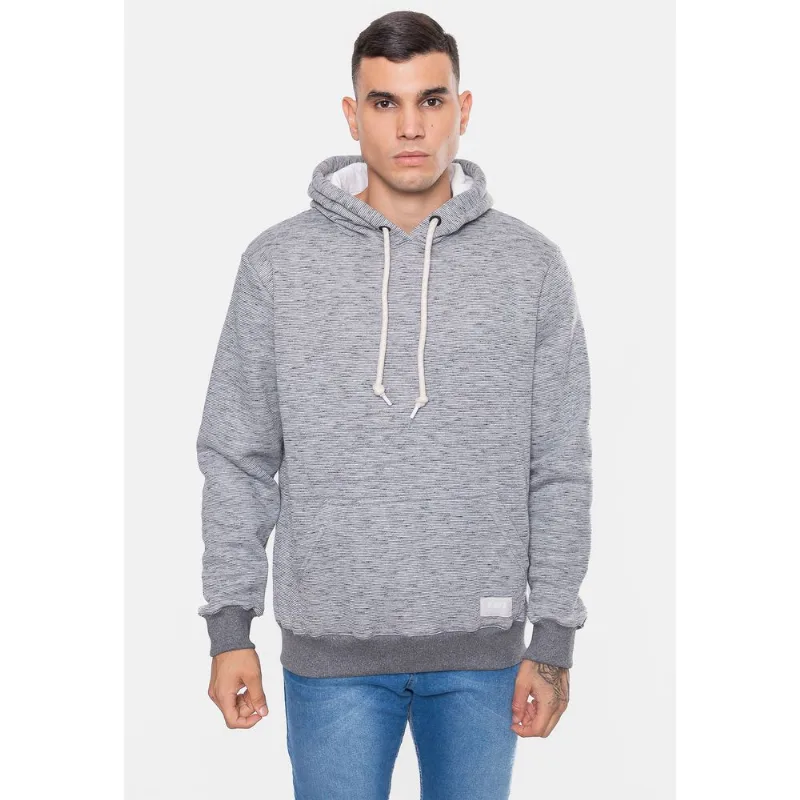 Moletom HD Canguru Fechado Cinza Mescla - GG